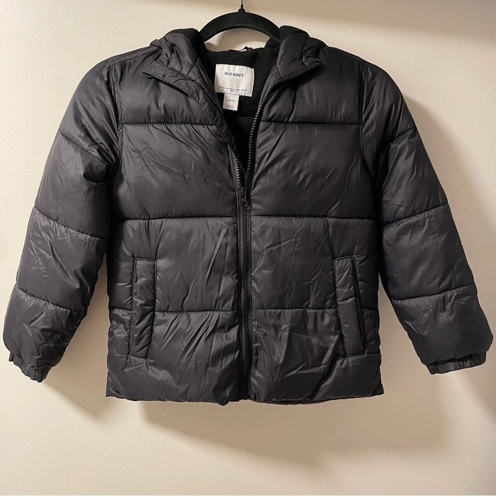 Old Navy Boys Puffer Jacket- Youth 6-7